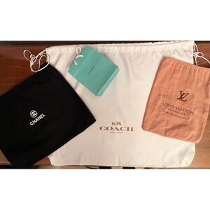 Coach, Chanel, and Louis Vuitton and Tiffany Dust Bags!